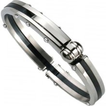 Beautiful Stainless Steel Handcuff Bracelet Silver