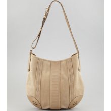 Belstaff Rowen Suede Hobo Bag, Tan