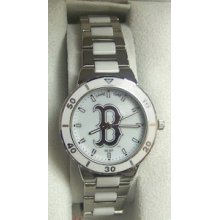 Boston Red Sox Game Time Pearl Watch Ladies mother of pearl Wristwatch