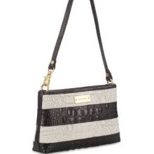 Brahmin Black Multi Vineyard Anytime Mini Shoulder Bag