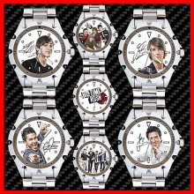 Btr Big Time Rush Carlos James Kendall Logan Stainless Steel Wrist Watch