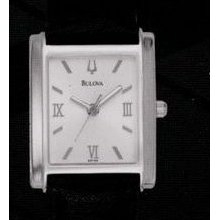 Bulova Ladies` Strap Corporate Collection Watch W/ Square Dial