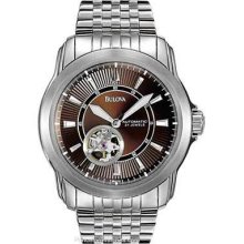 Bulova Men's 96a101 Automatic Brown Dial Watch