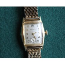 Bulova vintage old, men's mechanical, watch 15 jewel 10 rolled gold - Gold - Gold Filled