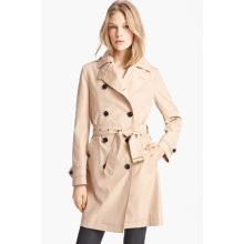 Burberry Brit 'Langford' Trench Coat Womens New Chino