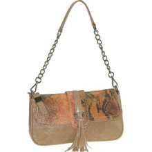 Buxton Jasmine Collection Leather Shoulder Handbag