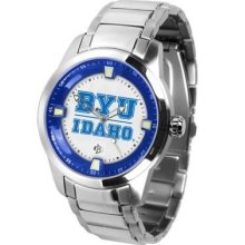 BYU Brigham Young University Men's Stainless Steel Outdoor Watch