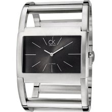 Calvin Klein Women 'dress X' Swiss Made Quartz Watch Bangle Bracelet K5911107