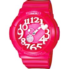 Casio Baby-G Neon Illuminator Dial World Time Watch BGA130 BGA-130-4B
