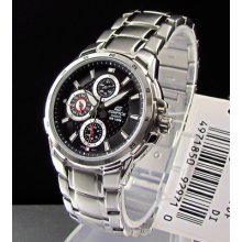 Casio Ef 337d Dial F1 Red Bull Vettel Race Chrono Watch