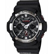 Casio G-Shock Analog-Digital Anti-Magnetic Watch Black with GA200-1A