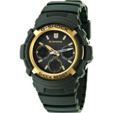 Casio G-shock Awg-m100a-3ajf Multiband Tough Solar Shock Resistant