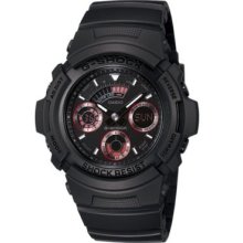 Casio G-shock Matt Black Red Eyes Watch Aw-591ml-1a