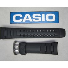 Casio G-shock Watch Band Black Rubber Gw-002e G-7600 G-7400 Gw-002j Gw-002bj