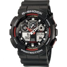 Casio G-Shock World Time Alarm Sport Watch GA-100-1A4 GA100