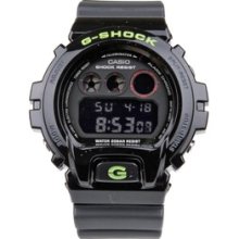 Casio G-Shock wrist watches: G-Shock Mirror Black/Green dw6900sn-1cr