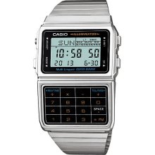 Casio Vintage Men's Gold Tone Calculator Databank Watch Dbc611-1df