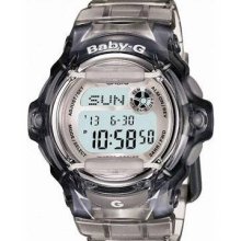 Casio Women's Baby-g Gray Bg169r-8 Digital Sport Watch