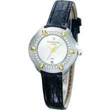 Charles-Hubert- Paris Womens 18KT Gold & Diamond Stainless Steel