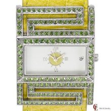 Chete And Laroche Jba100849-g Ladies Watch Silver/green