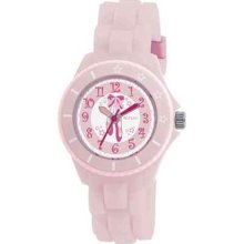 Childrens Baby Pink Rubber Bracelet Tikkers Watch Tk0019 Girls Gift