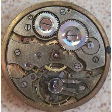 Chronometre Cortebert Pocket Watch Movement & Dial 45 Mm Running Stem To 3