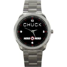 Chuck Nerd Herd Sport Stainless Steel Men's Watch