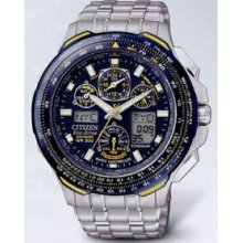Citizen Eco-drive Titanium Blue Angels Skyhawk A-t Watch