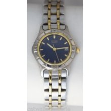 Citizen Quartz Women's Two Tone Blue Dial Watch Date