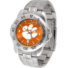 Clemson Tigers Anochrome Watch Mens Ladies Steel Band