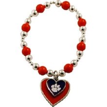 Clemson University Jewelry Bracelet Charm Assorted Case Pack