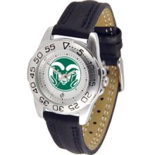 Colorado State Rams CSU Womens Leather Wrist Watch