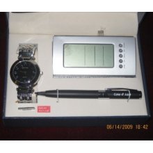 Cote D' Azur Men's Fashion Watch/pen Set One Year Warranty Fast Ship