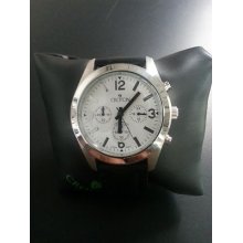 Croton Chronomaster (cc311306) Japan Movt Stainless Steel Mens Watch
