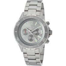 Croton Men's Chronomaster Chronograph Watch Grey Dial Titanium Band Cc311321tmgy