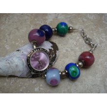 Custom Made Bracelet Watch - Choose colors to coordinate with your outfit