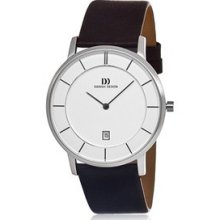 Danish Design Iq12q789 Ultra Thin Stainless Steel Men's Watch Sale $69.00