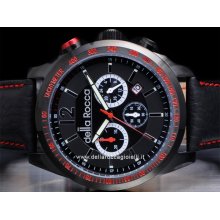Della Rocca Grand Prix Chrono NEW SH9652BKL05 stainless steel watch