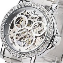 Diamond Hollow The Wilon Veyron Disney Mickey Machinery Ladies Watch