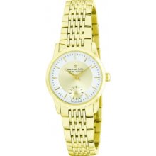 DLB00002-03 Dreyfuss and Co Ladies Sapphire Glass Gold Watch