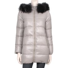 Duvetica Kappa Light Taupe Quilted Down Coat