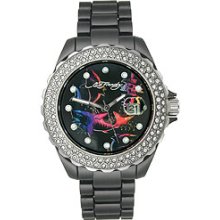 Ed Hardy Roxxy Black Dial Women's watch #RX-BK