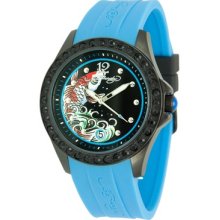 Ed Hardy Women's Techno Watch in Blue