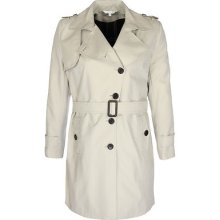 Elvi Stone Check Lined Trench Coat