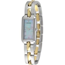 Emporio Armani Ladies Blue Mother of Pearl Watch AR5585