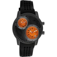 Equipe Octane Men's Watch With Black Case And Orange Dial Q102