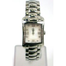 Esq Ladies Stainless Steel Diamond Bezel Watch