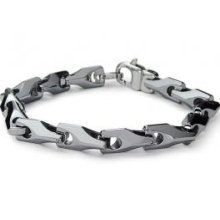 EWC B10040 Tungsten Mens Link Bracelet