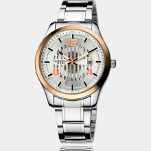 EYKI 8550 Stainless Steel Men's Watch with Date Function 2 Colors