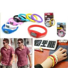 Fashion Silicone Ion Jelly Rubber Bracelet Wrist Sports Watch Wholesale